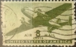 Stamps United States -  Intercambio 0,20 usd 8 centavos 1941