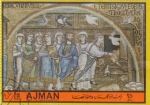 Stamps United Arab Emirates -  Pinturas religiosas