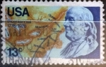 Stamps United States -  Intercambio 0,20 usd 13 centavos 1976