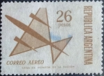 Stamps Argentina -  Intercambio mal 0,20 usd 26 pesos 1971