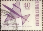 Stamps Argentina -  Intercambio 0,30 usd 40 pesos 1969