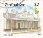 Stamps Zimbabwe -  Cecil house