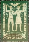 Stamps Argentina -  Intercambio 0,20 usd 5 centavos 1947