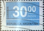 Stamps Argentina -  Intercambio 0,20 usd 30 pesos 1976