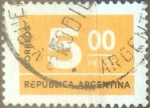 Sellos de America - Argentina -  Intercambio 0,20 usd 5 pesos 1976