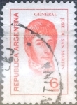 Stamps Argentina -  Intercambio 0,20 usd 6 pesos 1974