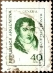 Stamps Argentina -  Intercambio 0,20 usd 40 pesos 1976