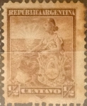 Sellos de America - Argentina -  Intercambio 0,30 usd 1/2 centavo 1899