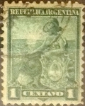 Stamps Argentina -  Intercambio 0,30 usd 1 centavo 1899