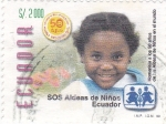 Stamps Ecuador -  SOS aldeas de niños