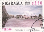 Stamps Nicaragua -  Fortaleza 