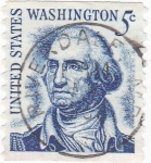 Sellos de America - Estados Unidos -  Presidente G.Washington