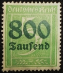 Stamps Germany -  Numeral