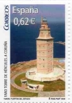 Stamps Spain -  Torre de Hércules. La Coruña