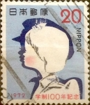 Stamps Japan -  Intercambio 0,20 usd 20 yenes 1972