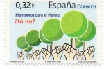 Stamps : Europe : Spain :  Plantemos para el Planeta