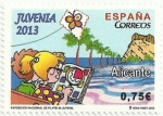 Stamps Spain -  JUVENIA 2013.CARTEL ANUNCIADOR DEL CERTAMEN EDIFIL 4827