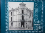 Sellos de America - Venezuela -  Edificio de Correos Carmelitas Sede Ipostel- (Perspectiva y Proyectos de Reconstrucción del Edificio