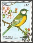 Stamps United Arab Emirates -  Sharjah - Pájaro