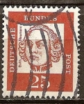 Stamps Germany -  Baltasar Neumann (1687-1753), arquitecto.