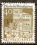 Stamps Germany -  Castillo Trifels (Palatinado) (b).