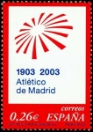 Stamps Spain -  Club Atlético de Madrid