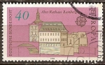 Stamps Germany -  El antiguo Ayuntamiento en Bamberg.