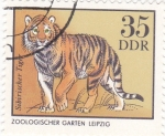 Sellos de Europa - Alemania -  Zoologico Leipzig tigre