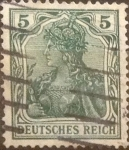 Stamps Germany -  Intercambio 1,25 usd 5 pf 1905