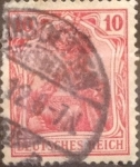 Stamps Germany -  Intercambio ma2s 1,25 usd 1,0 pf 1905