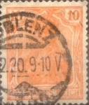 Stamps Germany -  Intercambio ma2s 1,10 usd 10 pf 1920