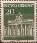 Stamps Germany -  Intercambio 0,20 usd 20 pf 1968