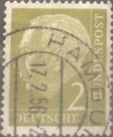 Sellos de Europa - Alemania -  Intercambio 0,20 usd 2 pf 1954