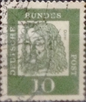 Sellos de Europa - Alemania -  Intercambio 0,20 usd 10 pf 1961