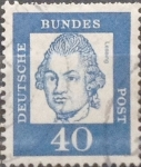 Sellos de Europa - Alemania -  Intercambio 0,20 usd 40 pf 1961