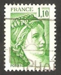 Sellos de Europa - Francia -  2058 - Sabine de Gandon