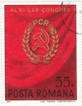 Sellos de Europa - Rumania -  Bandera Comunista Rumana