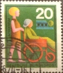 Stamps Germany -  Intercambio 0,20 usd 20 pf 1970