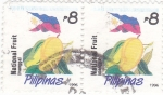 Stamps Philippines -  Fruta nacional -mango