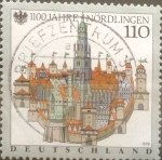 Stamps Germany -  Intercambio 0,70 usd 110 pf 1998