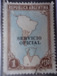 Sellos de America - Argentina -  República Argentina - Ubicación