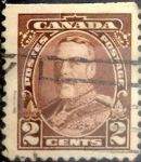 Sellos de America - Canad -  Intercambio 0,20 usd 2 cent 1935