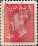 Stamps Canada -  Intercambio 0,20 usd 4 cent 1949