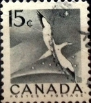 Sellos de America - Canad� -  Intercambio 0,20 usd 15 cent 1954