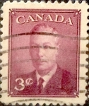 Stamps Canada -  Intercambio 0,20 usd 4 cent 1954