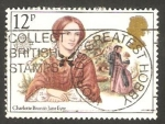 Stamps United Kingdom -   937 - Europa Cept, Charlotte Brontë