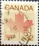 Stamps Canada -  Intercambio 0,20 usd 32 cent 1983