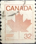 Stamps Canada -  Intercambio 0,20 usd 32 cent 1983