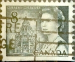 Stamps Canada -  Intercambio 0,20 usd 8 cent 1971