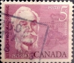 Sellos de America - Canad -  Intercambio 0,20 usd 5 cent 1963